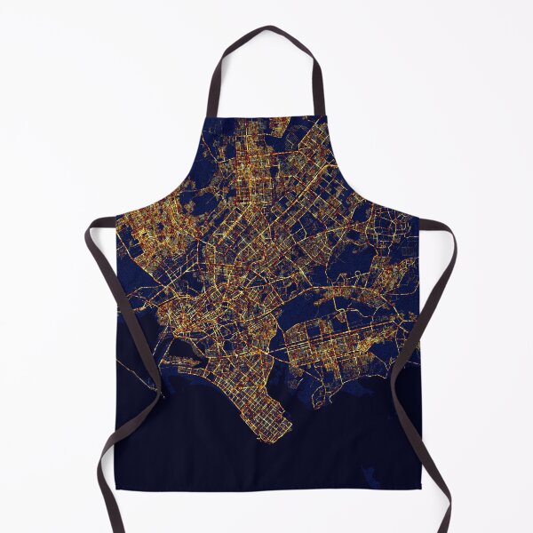 Item preview, Karachi, Pakistan Map - City At Night designed and sold by deMAP.