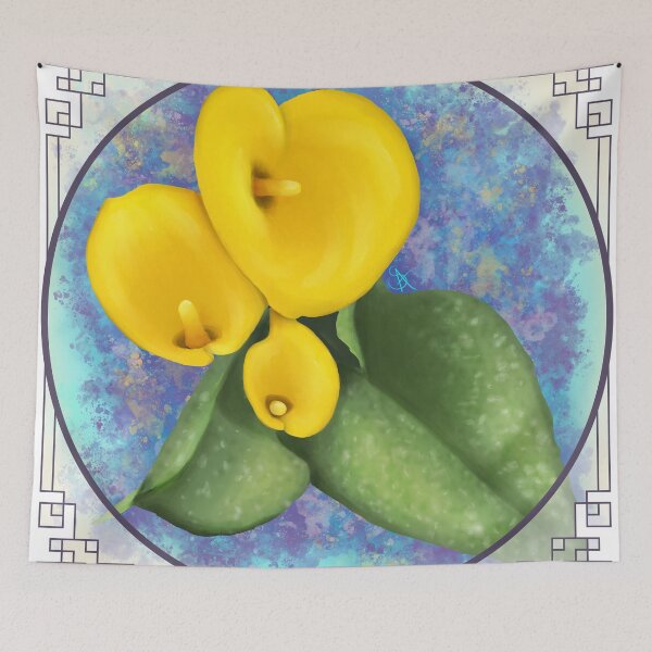 Item preview, Calla Lily - with Border designed and sold by Spennig Aisling Art.