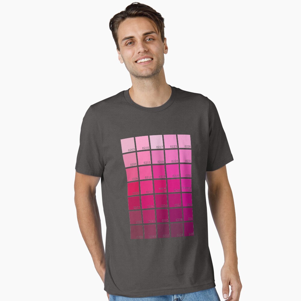 Shades of Pink Pantone Poster