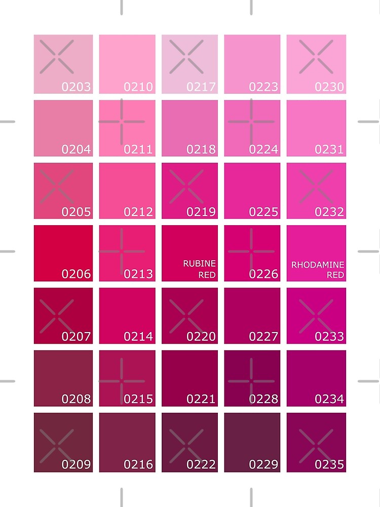 Pinks Pantone Color Chart Pink Color Chart Pantone Colour Palettes Images And Photos Finder