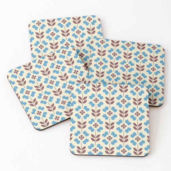 Item preview, 2101 - blue asters designed and sold by RouCouCou.