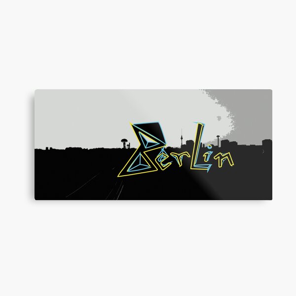 Berlin 3d reversed again Metal Print