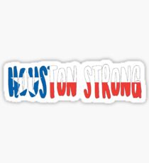 Houston Strong Texas Flag Sticker