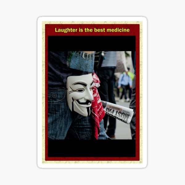 Laughter is the best medecine Sticker