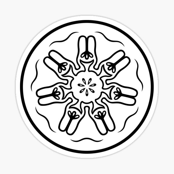 Item preview, Moon - Anthroposophic Moon Seal In Black designed and sold by kernowerno.