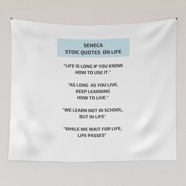 Item preview, Stoicism Quote  - SENECA QUOTES ON LIFE designed and sold by Inspirationmotivation.