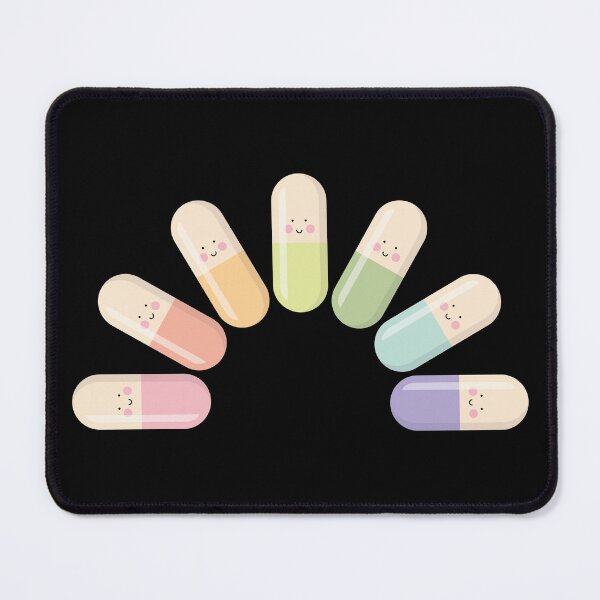 Item preview, Happy rainbow capsule pills pastel designed and sold by Eenig.