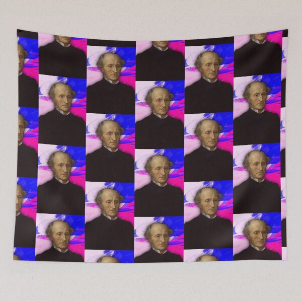 Item preview, John Stuart Mill Artwork | John Stuart Mill Portrait | John Stuart Mill Wall Art  designed and sold by Suyogsonar25.