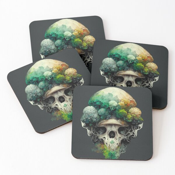 Item preview, Green skull designed and sold by Mircraft.