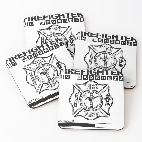 Item preview, Douglas | FIREFIGHTER in Progress | Future Firefighter | Black Text designed and sold by Loving-school.