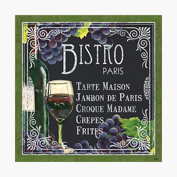 Bistro Paris Photographic Print