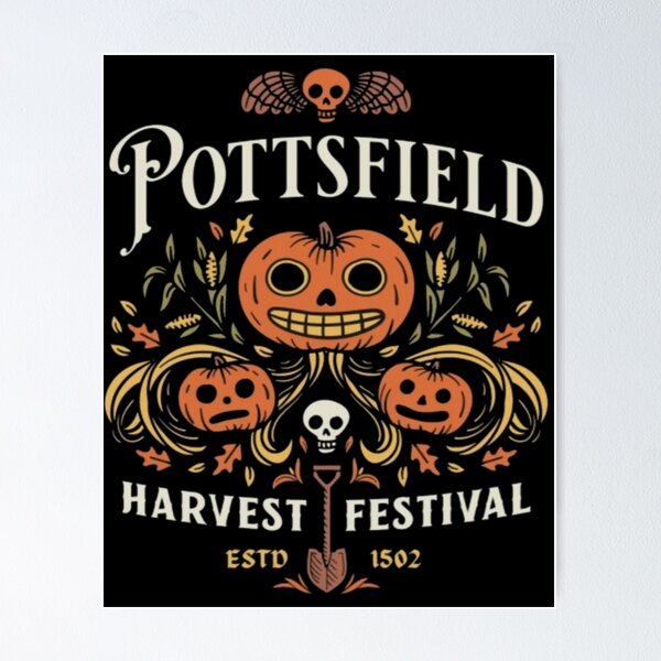 Item preview, Pottsfield Harvest Festival Donner vos légumes designed and sold by kamilliamarcos.
