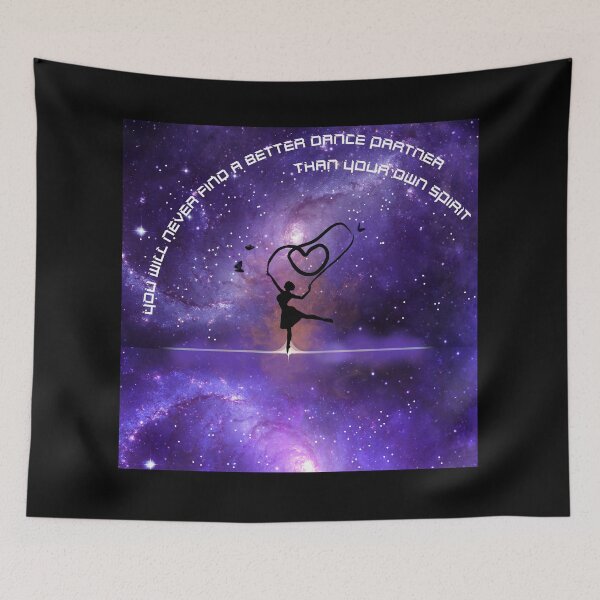 Item preview, you will never find a better dance partner than your own spirit- ballerina galaxy version designed and sold by niamin.