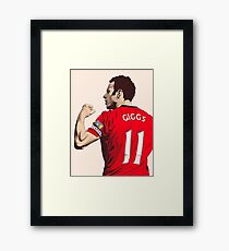Ryan Giggs sketch Framed Print