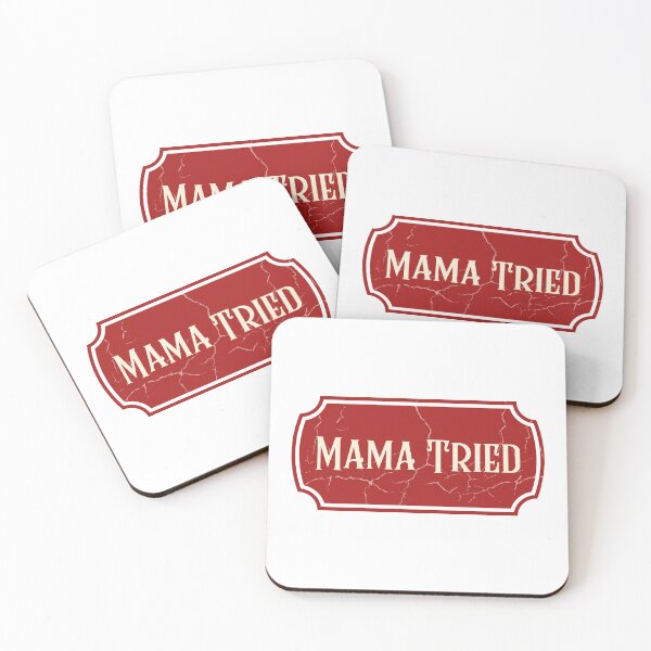 Item preview, MAMA TRIED Vintage Sticker designed and sold by Aki-Aks.
