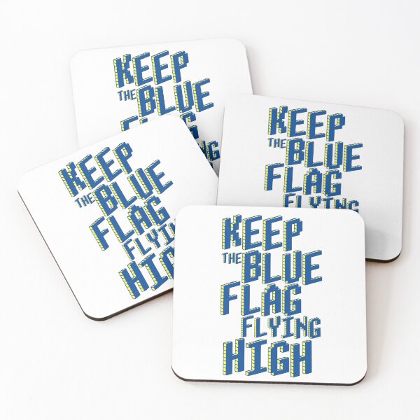Item preview, KEEP THE BLUE FLAG FLYING HIGN designed and sold by DesignAndTales.