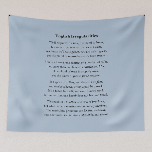 Item preview, English Irregularities v.1 designed and sold by x1brett.