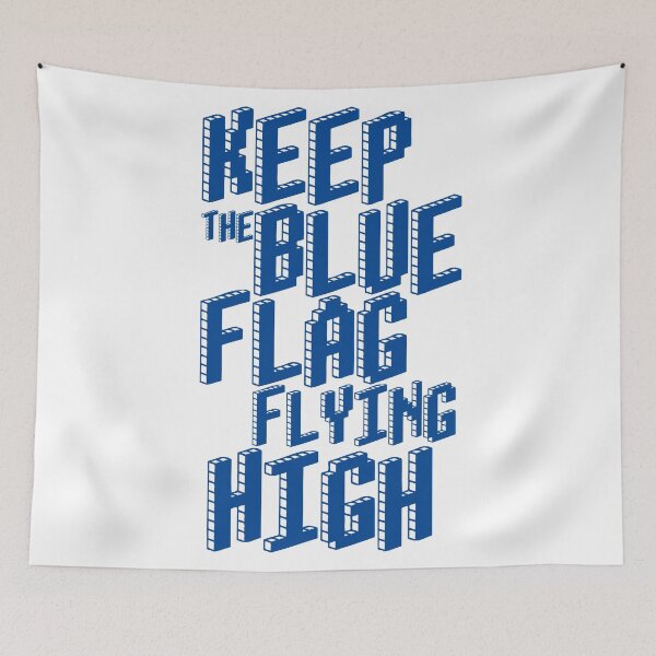 Item preview, KEEP THE BLUE FLAG FLYING HIGN designed and sold by DesignAndTales.