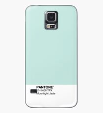 Pantone - Mondlicht Jade Hülle & Klebefolie für Samsung Galaxy