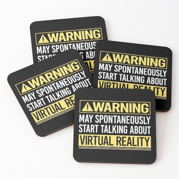 Artikelvorschau, Warnung vor Virtual Reality VR entworfen und verkauft von WrightTrouble.