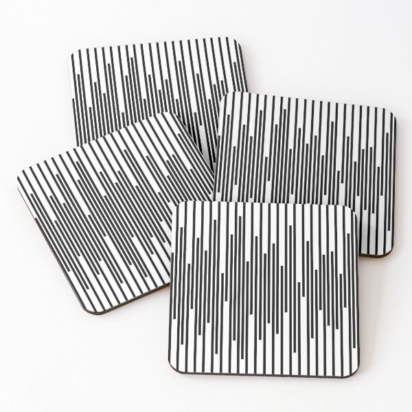 Item preview, Abstract geometric pattern - black and white. designed and sold by K.S ART.