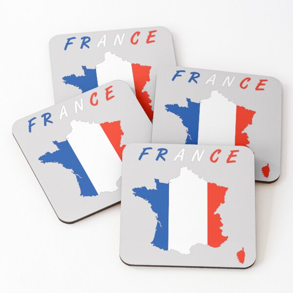 Item preview, French Flag inside Map of France  designed and sold by mashmosh.