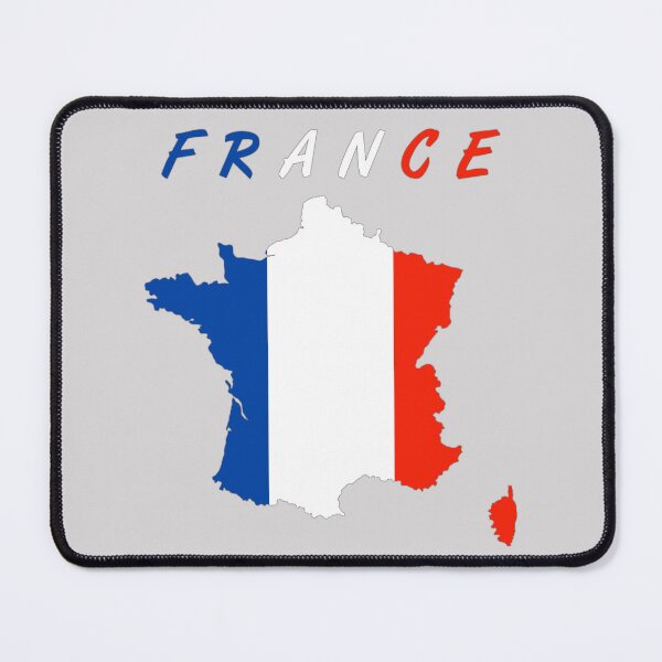 Item preview, French Flag inside Map of France  designed and sold by mashmosh.