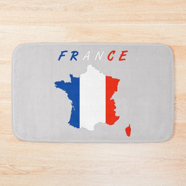 Item preview, French Flag inside Map of France  designed and sold by mashmosh.