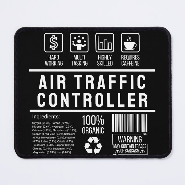 Item preview, Air Traffic Controller Label | ingredients | funny designed and sold by DeltaWhiskey-.