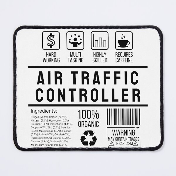 Item preview, Air Traffic Controller Label | ingredients | funny designed and sold by DeltaWhiskey-.