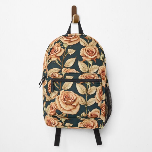 Item preview, Vintage Blush Roses on Black designed and sold by cozycaroline.