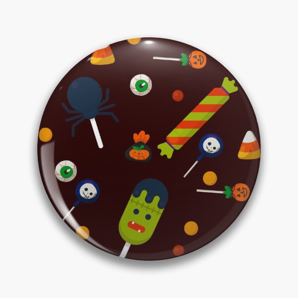 Item preview, Halloween candy pattern designed and sold by Catchy-Hut.