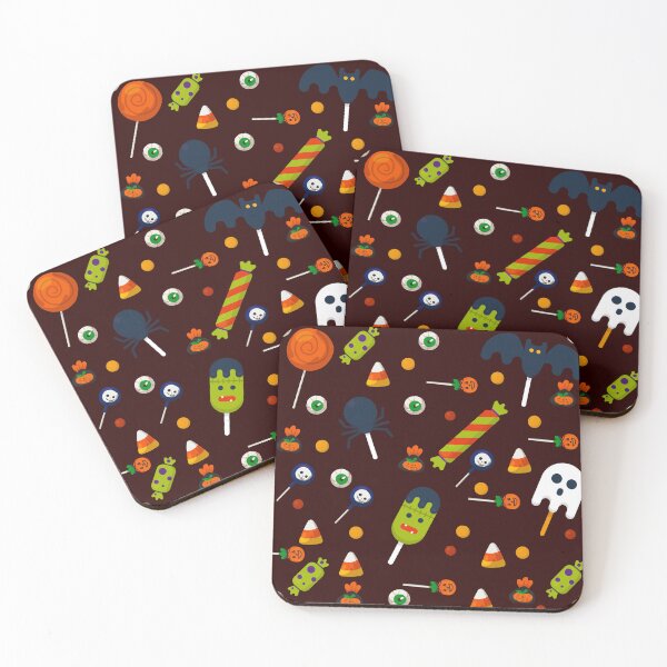 Item preview, Halloween candy pattern designed and sold by Catchy-Hut.