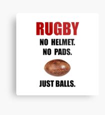 Rugby Balls Metal Print