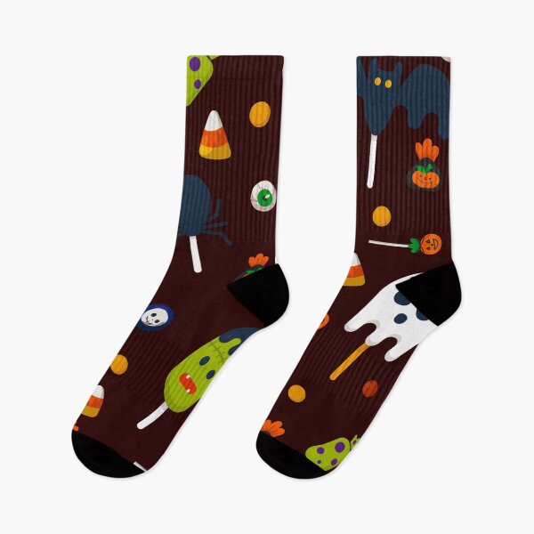 Item preview, Halloween candy pattern designed and sold by Catchy-Hut.