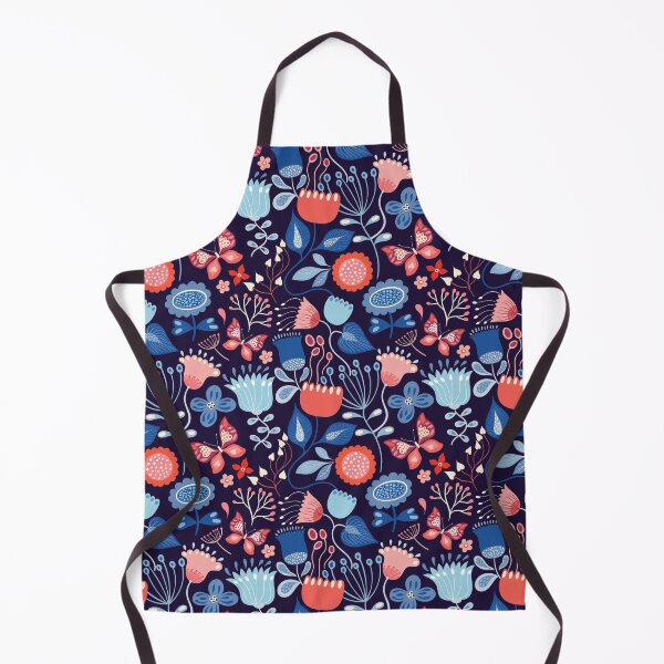 Item preview, Floral Folk Art, Flowers & Butterflies designed and sold by YounitedArt.