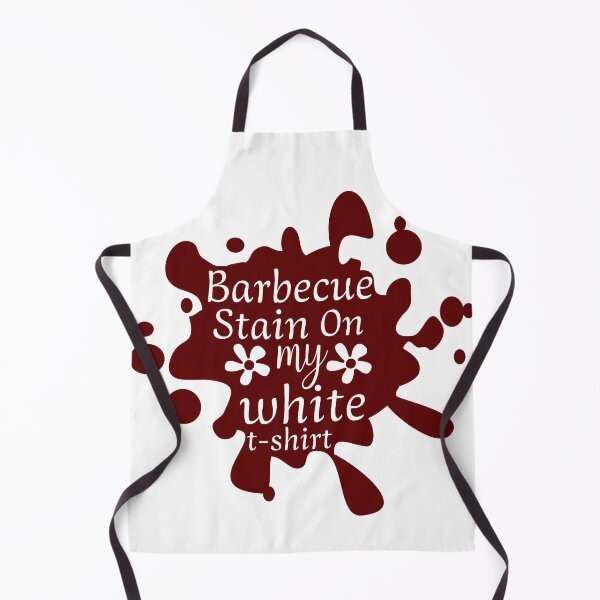 Item preview, Barbecue Stain On My White T-Shirt BBQ  designed and sold by tiedyeshirt.