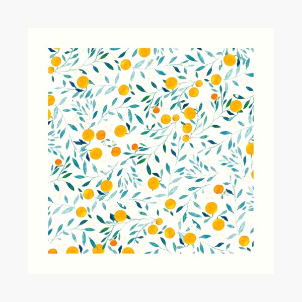 Orange Tree Art Print