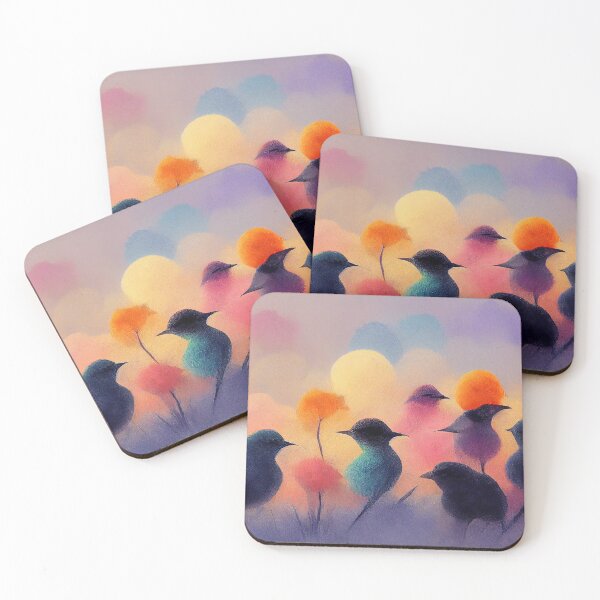 Item preview, Abstract Art of Birds  - Created by Artificial Intelligence designed and sold by Created-by-AI.