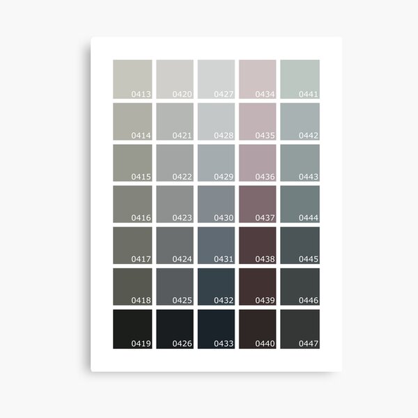 Shades of Pink Pantone Canvas Print for Sale by rogue-design