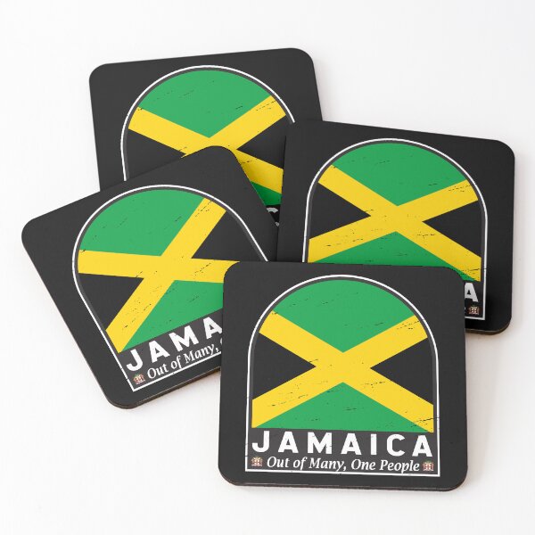 Item preview, Jamaica Flag Emblem Distressed Vintage designed and sold by KrisSidDesigns.