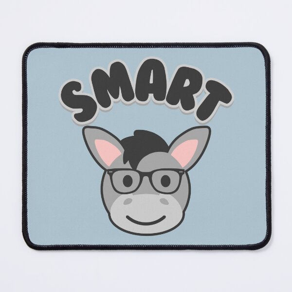 Item preview, Smart Ass - Cute Kawaii Donkey Pun designed and sold by Daytone.