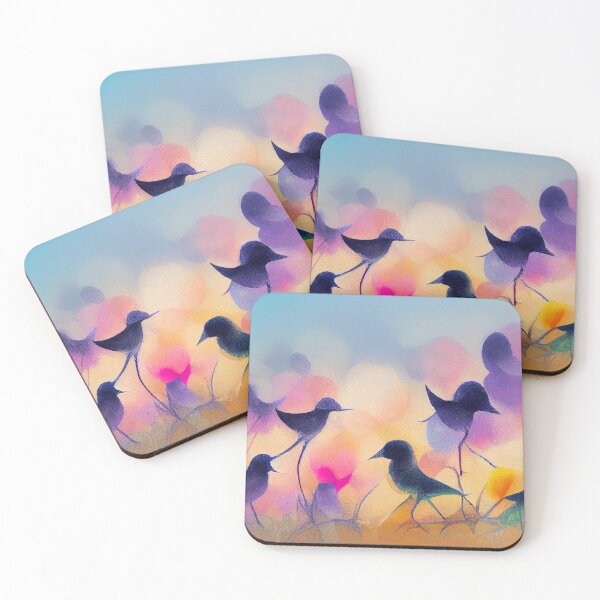 Item preview, Abstract Art of Birds  - Created by Artificial Intelligence designed and sold by Created-by-AI.