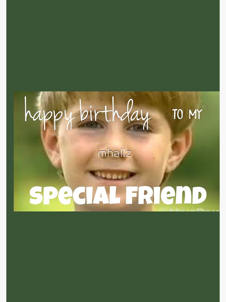 "kazoo kid birthday card" Spiral Notebook by mhallz Redbubble