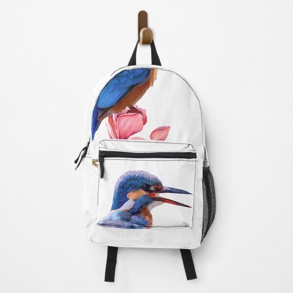 Artikelvorschau, Aquarell Eisvogel mit Blumen entworfen und verkauft von virillanissa.