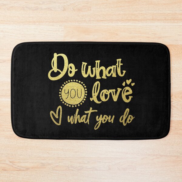 Item preview, Do What You Love Love What You Do Gold Foil Serif and Script Typography designed and sold by Cawaiico.