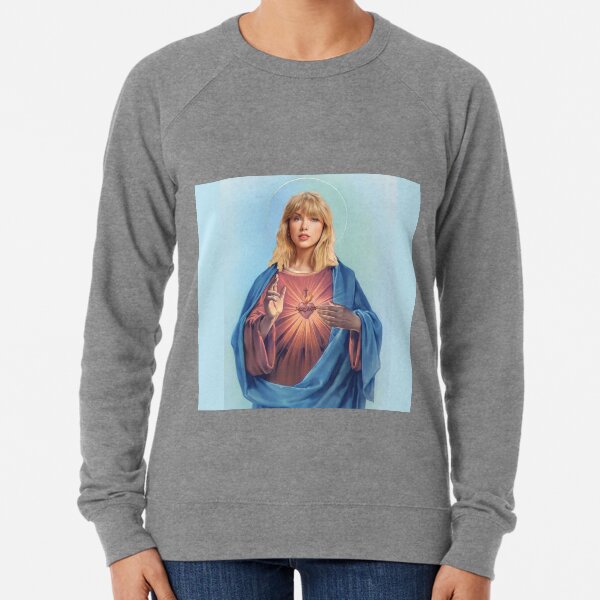 Jesus Taylor Swift Lightweight Sweatshirt