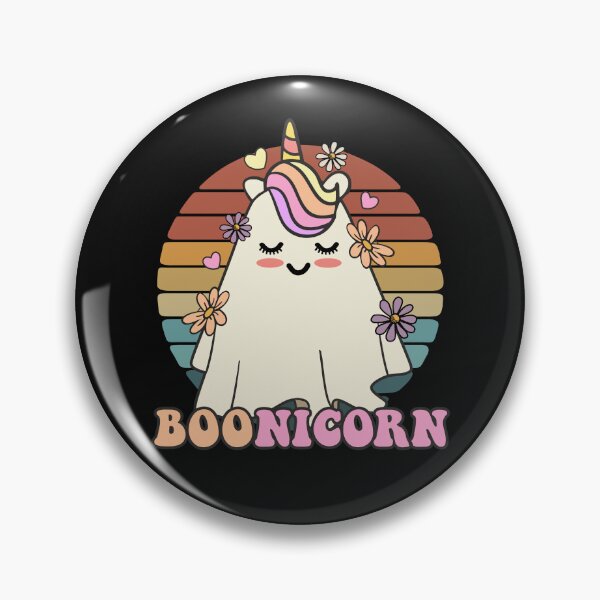 Item preview, Boonicorn Floral Ghost Unicorn Groovy Halloween Costume for Girls Women designed and sold by alenaz.