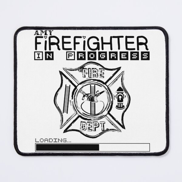 Item preview, Amy | FIREFIGHTER in Progress | Future Firefighter | Black Text designed and sold by Loving-school.