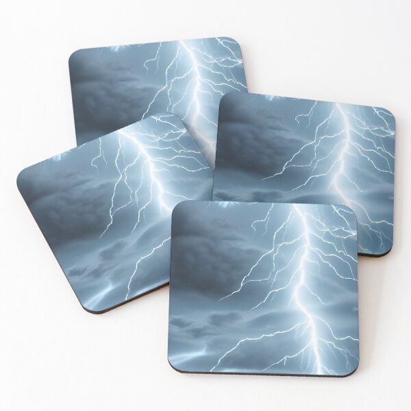 Item preview, Silver Lightning Bolt in Thunderstorm 2, Ai Generated Art  designed and sold by ACC .